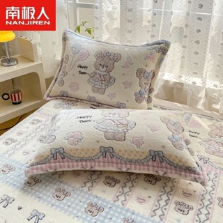 ✨新品 臺灣熱銷 免運✨雪花絨保暖枕套48x74單人枕芯套雙人枕頭套冬季一對雙面絨