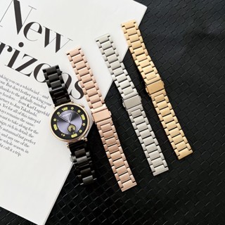 14mm 18mm 20mm 22mm 三星 華為 小米 Apple Watch 錶帶 金屬三株不鏽鋼鋼帶 手錶替換腕帶