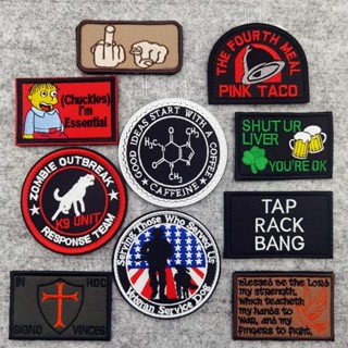 【定製】K9UNIT Patch Service Dog 英文刺繡3D Velcro Patch /徽章/臂章/徽章裝飾