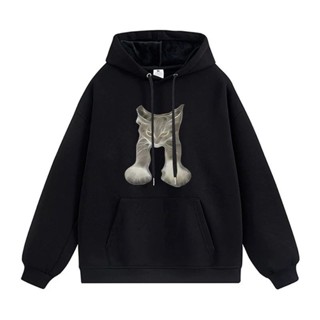 胖胖美依 S-4XL 大碼女裝 卡通印花上衣 學院風 連帽T卹 大尺碼上衣 新款連帽衛衣款貓咪ins風上衣-2186.