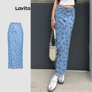 Lovito 女士可愛小碎花美背短裙 L114AD632