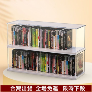 桃園有貨 亞剋力模型盒 公仔手辦收納櫃 壓剋力 展示架 樓梯架 WCF三層架 階梯架 CD架透明收納創意展示盒DVD光碟
