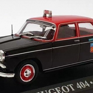 世界計程車 1/43 合金 Peugeot 404 Paris 1962 巴黎TAXI計程車模型