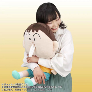 現貨ღ紙巾盒ღ 蠟筆小新週邊阿獃布偶紙巾盒精品卡通毛絨公仔玩偶創意 布藝抽紙盒