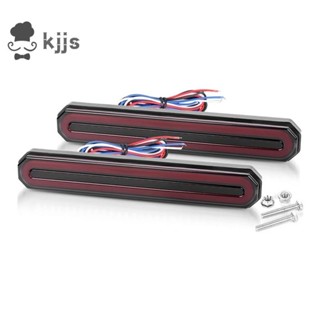 2x 橢圓形 9 英寸 LED 停止轉向尾剎車燈卡車拖車流動 DRL 燈適用於卡車拖車 ATV UTV 汽車自動 12V