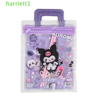 HARRIETT鉛筆橡皮擦尺子套裝,卡通肉桂可愛文具套裝,學習卡哇伊MelodyKuromi兒童禮物