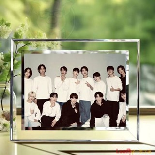 seventeen 權順榮 尹淨漢 水晶玻璃相框擺臺個性定製照片送朋友生日禮物小眾ins風