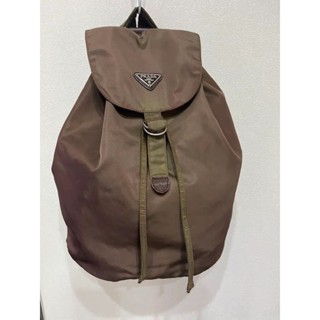 PRADA 後揹包 束口包 Saffiano皮革 Tessuto 尼龍 mercari 日本直送 二手