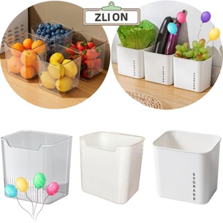 ZLION1冰箱收納盒,加厚節省空間冰箱收納架,新的多功能的可堆疊大容量食物收納盒廚房收納件