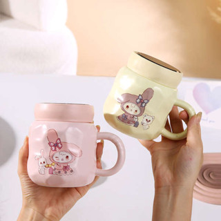 大象杯 星球杯 保冰杯 可愛卡通派星星學生馬克杯帶蓋勺高顏值ins情侶對杯家用兒童水杯