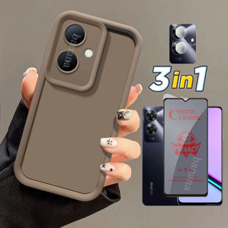 3 合 1 Realme Note 60X 全包防震手機殼適用於 Realme Note 60 Note 50 Real