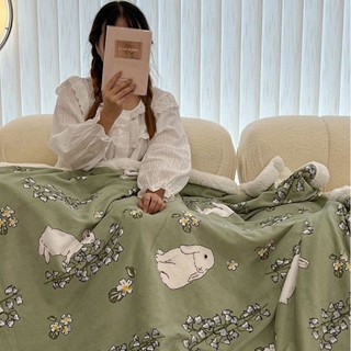 🔥毛毯 睡毯 保暖毯 絨毯 冷氣毯 保暖單人毯雙層毛毯被子冬加厚蓋毯羊羔絨午睡珊瑚床單人學生毯子宿舍法蘭絨