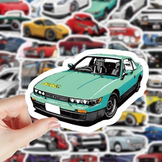[24h極速髮貨]100張複古小汽車轎車貼紙小圖案ins風高顔值手機殻iPad行李箱貼畵