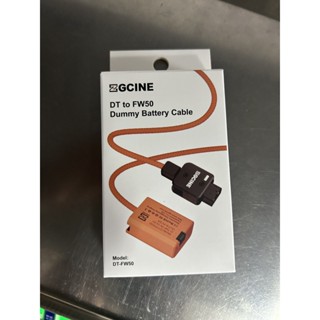 Zgcine NP-FW50 虛擬電池,帶 D-Tap 連接器電源線 60cm 長 D-Tap 至 NP-FW50 替換