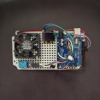 【臺灣出貨】溫控風扇arduino套件智慧大棚溫溼度感應 大學生電子設計競賽作品