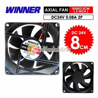 風扇 DC 24V 0.08A 8CM WINNER 散熱風扇 80X80X25MM 散熱風扇 DC