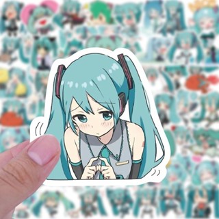 64 件裝初音未來貼紙皮卡丘卡哇伊貼紙筆記本電腦手提箱滑板吉他手機卡通兒童禮品玩具