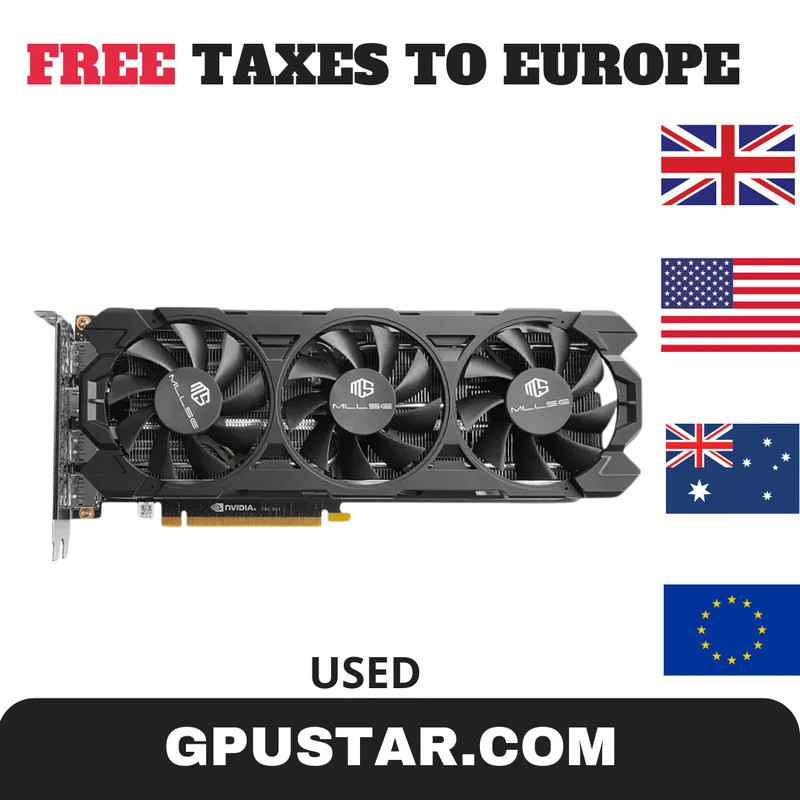 二手 Geforce GTX 1080Ti 11GB 遊戲顯卡 GDDR5X 352 位 PCI-E 3.0×16 6+