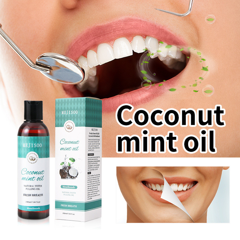 Coconut  Mouthwash椰子薄荷漱口油牙齦清潔清新口氣漱口水