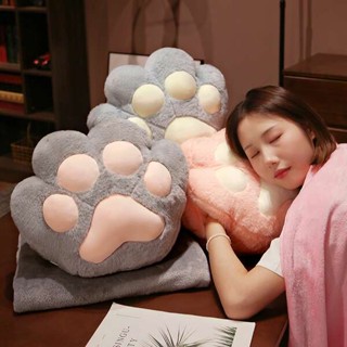 暖手 貓爪暖手寶 暖手枕 保暖手套 抱枕套 抱枕 可愛抱枕 暖手寶 暖手抱枕 貓爪暖手抱枕被子兩用汽車用毯子二合一午睡枕