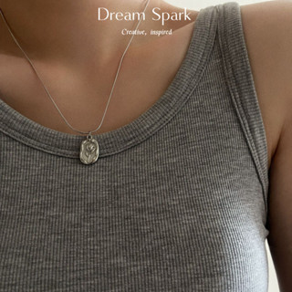 Dream Spark｜法式復古浮雕優雅玫瑰花吊墜鈦鋼項鍊鍍金不掉色
