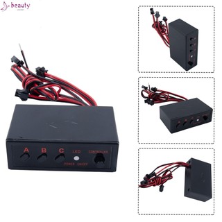 4 種方式 LED 頻閃閃光燈燈閃光燈閃光控制器盒 12V