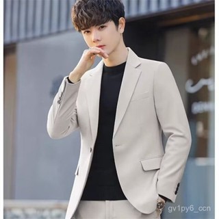 專櫃貨📌休閒西裝外套痞帥韓版修身潮流商務高階正裝男士西服外套高檔帥氣 ECWH