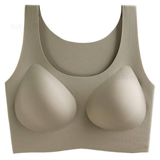 無痕運動內衣/運動背心/無痕內衣/乳膠內衣/雲朵乳膠文胸/無鋼圈內衣/健身內衣/孕婦可穿/透氣冰絲彈力背心#adsef