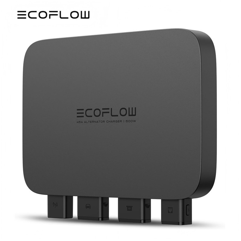 EF ECOFLOW 500W 交流發電機充電器 3 合 1 快速 DC-DC 充電器,適用於便攜式發電站車載電池充電器