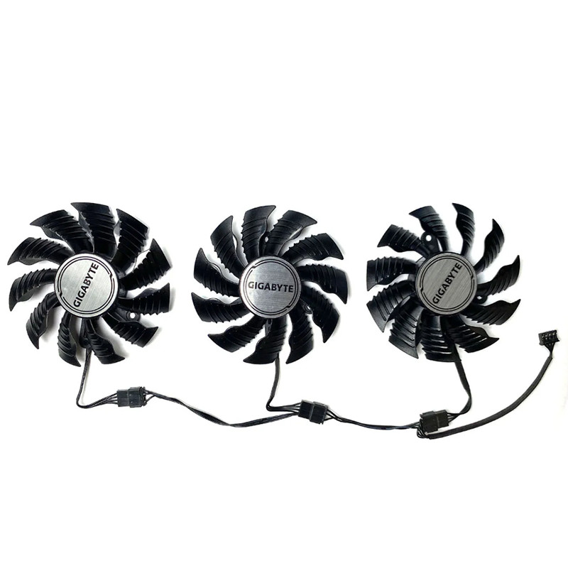 4PIN 82MM PLA09215S12H GPU 風扇適用於技嘉 Radeon RX6800 6800XT 6900