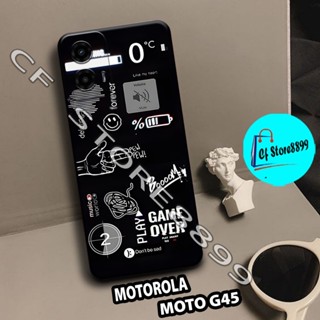 HP Procamera 軟殼適用於最新 MOTOROLA MOTO G45 手機 GUYS MOTIF MOTOROL