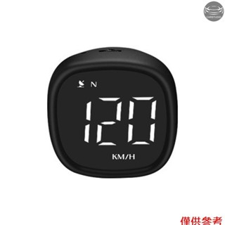 汽車摩托車抬頭顯示 LED 數字 GPS 車速表支援 MPH/KMH 時間顯示超速報警疲勞駕駛提醒帶燈