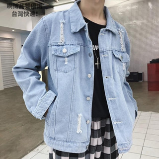 💥免運熱銷💥男士2019秋季新款韓版外套牛仔夾克春秋男生潮流帥氣棒球衣服秋裝