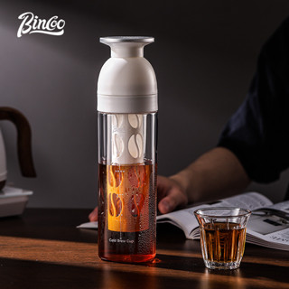 Bincoo 冷萃杯 咖啡冷泡壺 冷萃瓶Tritan 水杯冷泡瓶便攜式隨行杯 600ML
