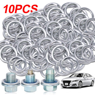MITSUBISHI HYUNDAI 10 件裝汽車發動機放油塞密封墊片適用於現代起亞沃爾沃三菱汽車油底殼螺絲墊片配件