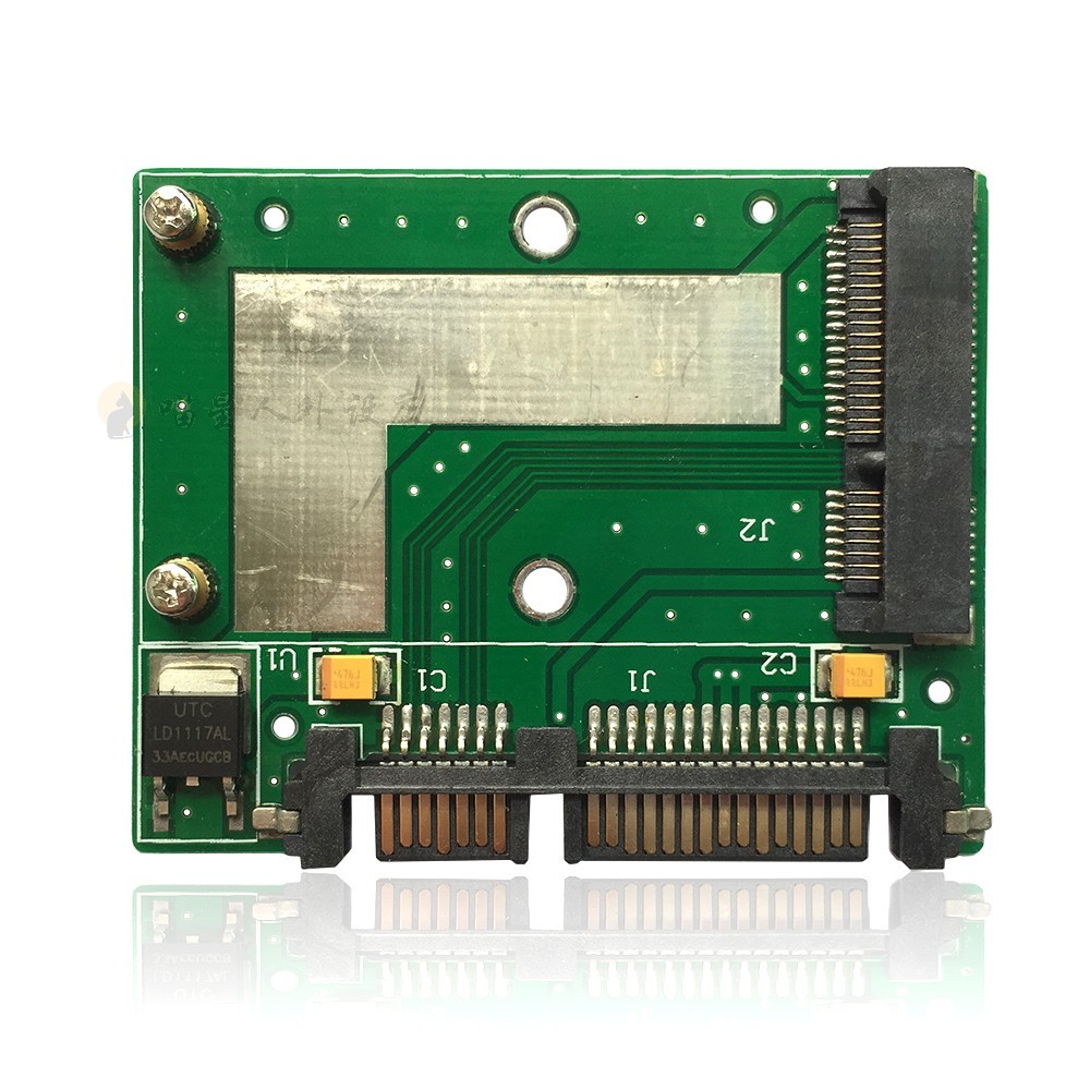 半高/mSATA/5cm/MINI pcie SSD 轉半高2.5寸接口\SATA3轉接卡