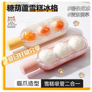 臺灣出貨⚡ 糖葫蘆冰格 糖葫蘆製冰盒 矽膠製冰盒 冰球 雪糕模具 吸管冰格 吸管冰壺 製冰盒 冰塊模具 雪糕模具 冰塊模