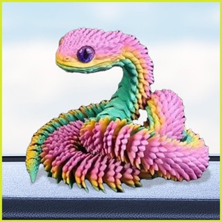 3D 列印 Fidget Snake 3D 列印靈活的關節蛇行政桌玩具成人萬聖節 faotyph