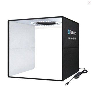 Puluz 燈箱迷你影樓燈箱帶 6 色背景照片拍攝帳篷套件 80 件 LED 燈室可折疊攝影照明