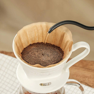 一個兩個杯子咖啡濾紙濾紙V60 1-2杯100 PCS KHM07 7RHXILBR