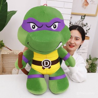 全場免運💯忍者神龜烏龜毛絨玩具公仔毛絨娃娃玩偶兒童生日禮物男孩禮物 7HRK