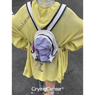免運🎆CryingCenter 哭喊經典登山小包野餐包戶外小背包小容量旅行書包