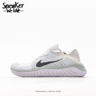 Ready Stock NK React Flyknit 2018時尚新款輕質網麵透氣舒適休閒鞋戶外休克吸收防滑跑步鞋登