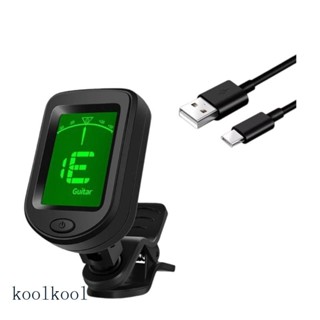 【KOOL】吉他變調夾節拍器可旋轉樂器調音器吉他調音器夾式