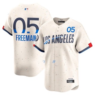 MLB球服洛杉磯道奇隊 Los Angeles Dodgers 男女 5# Freeman 棒球服球衣