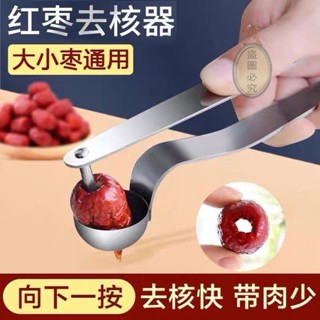 ✨『桃園出貨』紅棗神器去核器切片器去棗核神器家用工具304不鏽鋼多功能取棗胡