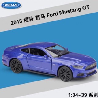 威利 2015 福特野馬 GT 合金車模型絕版車模