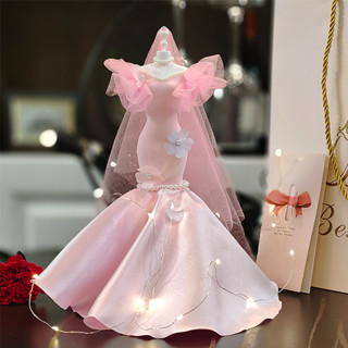 現貨速發手工送女生生日禮物18歲成人禮禮品少女心小眾高階感婚紗模型擺件