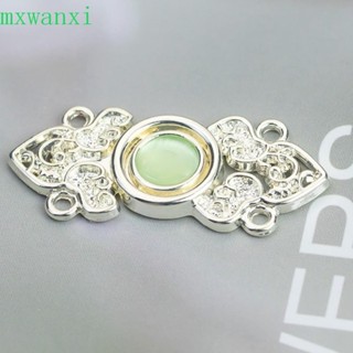 MXWANXI10PCS/十件旗袍釦子,中國風精美的金屬紐扣,傳統式鋅合金優雅的伸縮按鈕牛仔褲