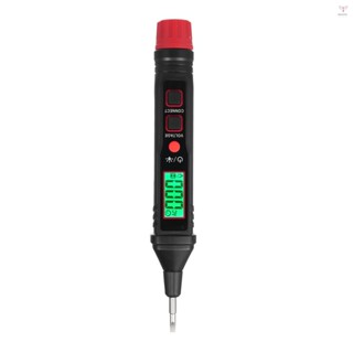 Habotest 數字電壓測試筆螺絲刀 12V-300V 交流電壓檢測器一字螺絲刀測試筆家用電器智慧感應電探針維修檢測